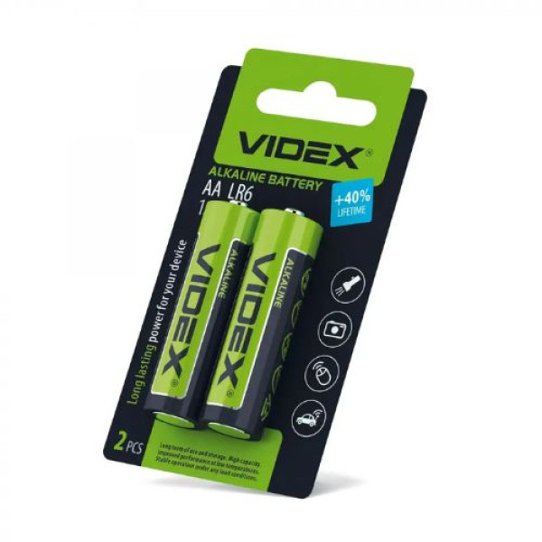 Щелочная батарейка Videx LR6/AA 1 шт – надежное питание для ваших устройств