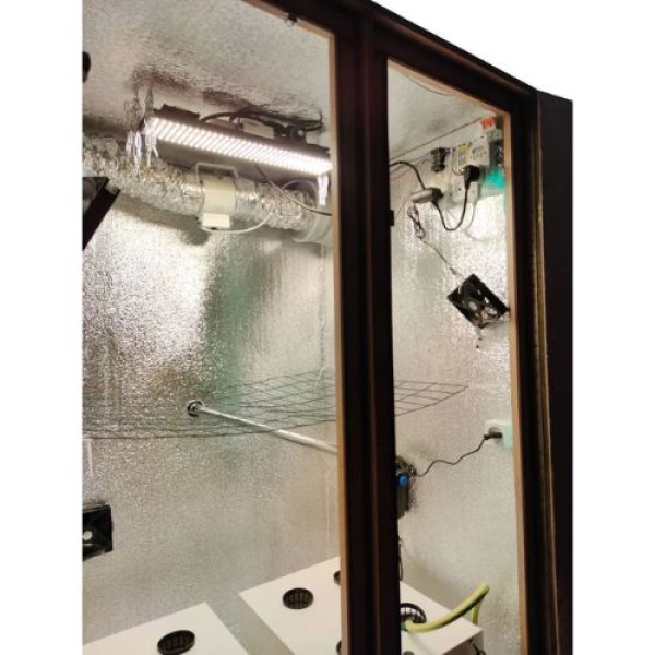 Гроубокс Big Ben Grow Box стелс Quantum Board 240W с установками DWC для гидропонного выращивания