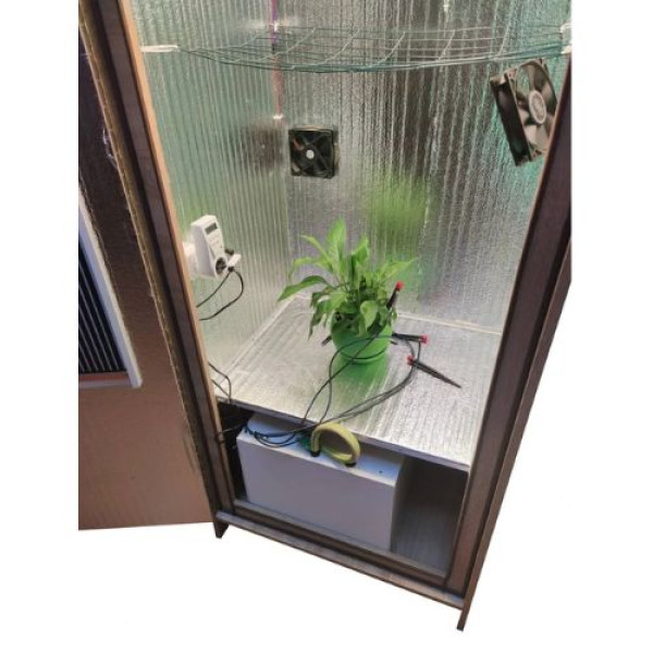 Гроубокс Big Ben Grow Box стелс Quantum Board 120W з автообігрівом і автополивом для вирощування рослин
