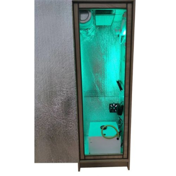 Гроубокс Grow Box стелс Quantum Board 120W с установкой DWC для гидропонного выращивания