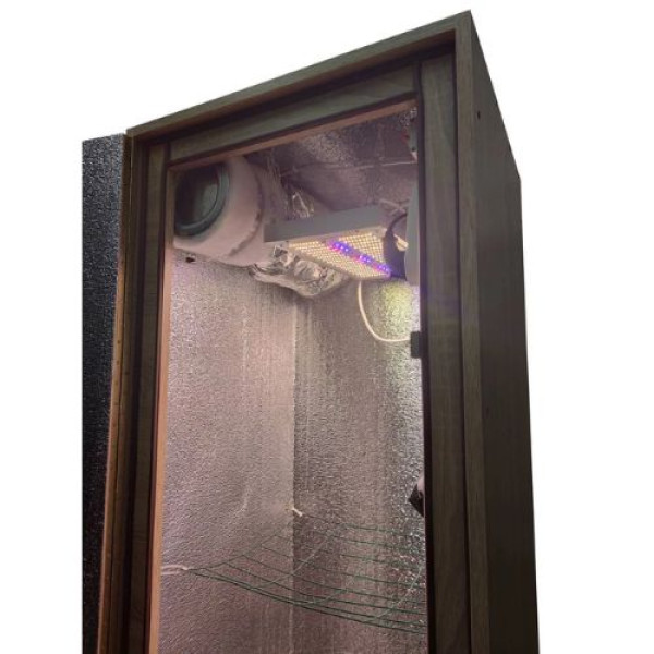 Гроубокс Grow Box стелс Quantum Board 120W з установкою DWC для гідропонного вирощування