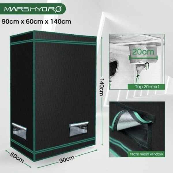 Гроубокс Mars Hydro 90x60x140 см для ефективного вирощування рослин