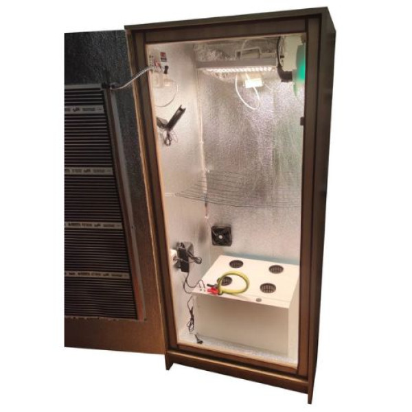 Гроубокс Medium Grow Box стелс Quantum Board 120W с автообогревом и установкой DWC для выращивания растений