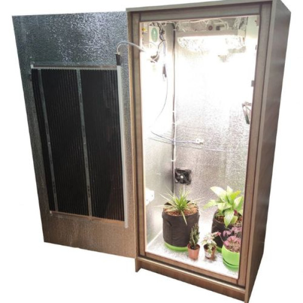 Гроубокс Medium Grow Box стелс Quantum Board 120W с автообогревом для выращивания растений