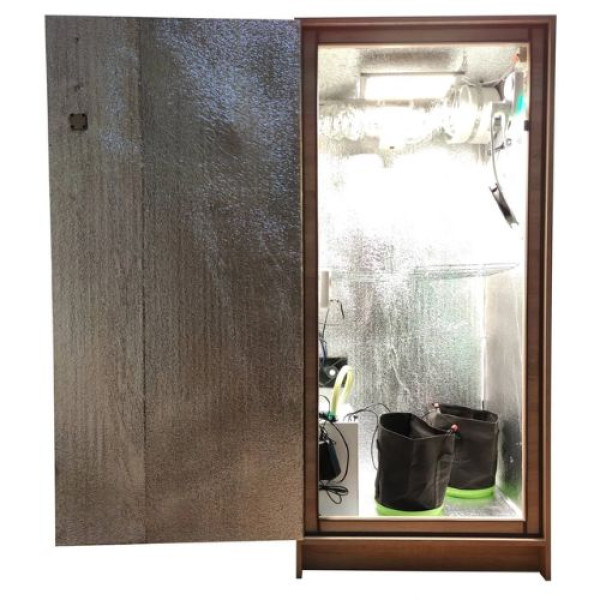 Гроубокс Medium Grow Box стелс Quantum Board 120W с автополивом для выращивания растений