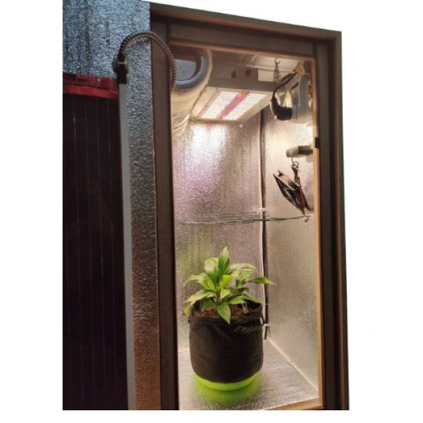 Гроубокс Mini Grow Box стелс Quantum Board 120W с автообогревом для выращивания растений