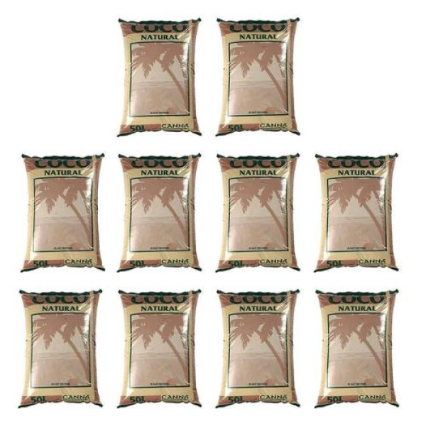 CANNA Coco Natural 50 л – кокосовий субстрат для здорового росту рослин