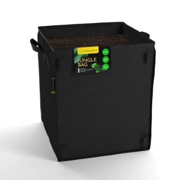 Квадратний тканевий горщик Jungle Bag 30 літрів, висота 34 см