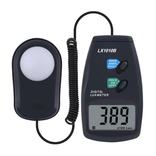 Люксметр Digital Luxmeter LX-1010B с выносным датчиком для измерения освещенности