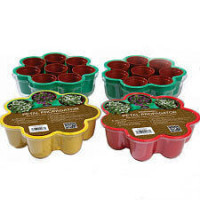 Мини парник  Лепесток Garland  21,5х12 разноцветные
