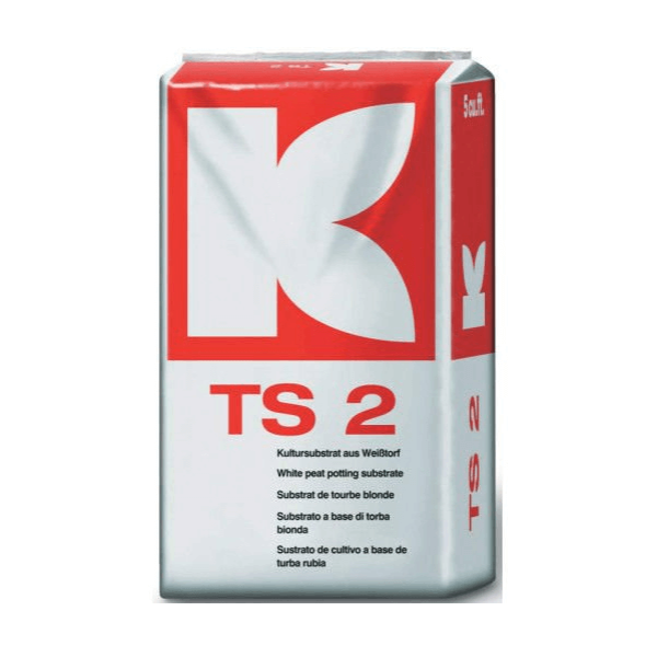 Торфяной субстрат Klasmann TS2 фракция 0-20 мм 200 л.