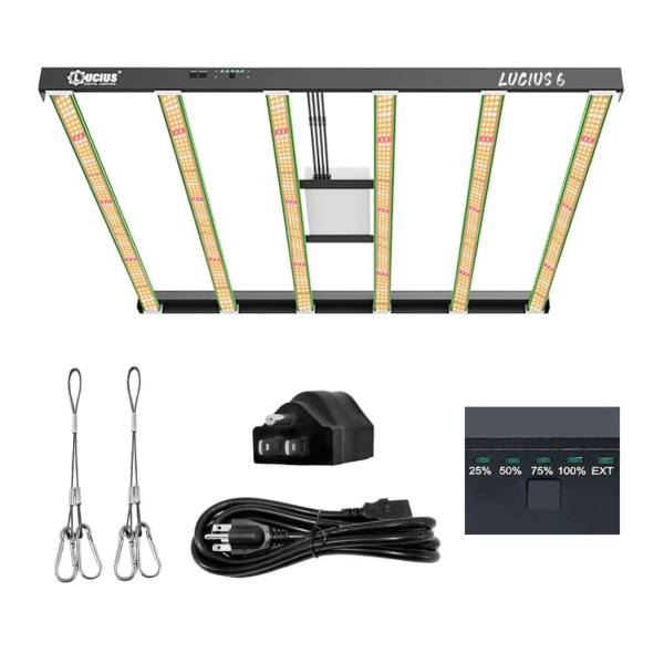 LED лампа ECO Lucius 600W — світлодіодна лампа з повним спектром для вертикальних ферм та теплиць