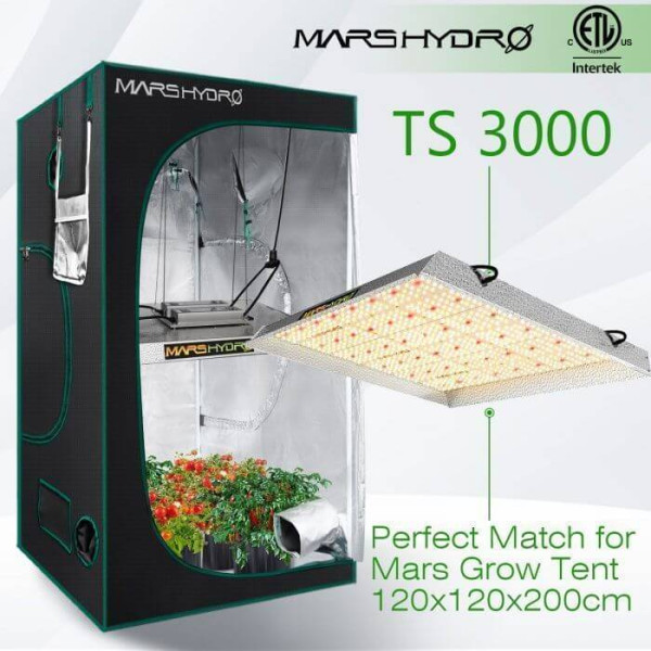 LED лампа Mars Hydro TS 3000 Indoor Sunlike Spectrum с ИК, замена 800W HPS LED лампа Mars Hydro TS 3000 Indoor Sunlike Spectrum с ИК, замена 800W HPS