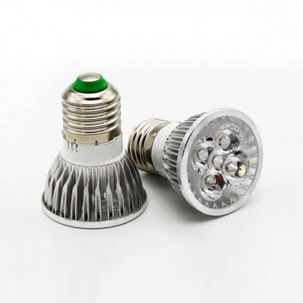 Фітолампа для рослин 5W (5x1W) з цоколем E27 для домашнього вирощування