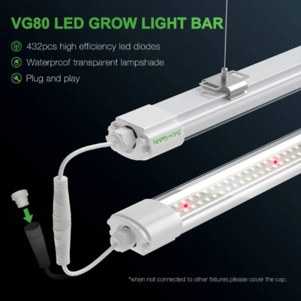 Лампа для вирощування розсади Mars Hydro VG80 — LED Grow Light для розсади