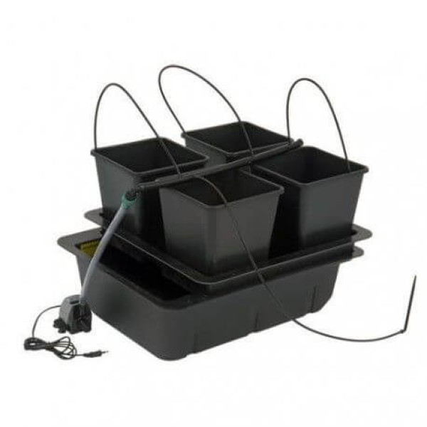 Гидропонная система WILMA LARGE 4х11L 75x75xh20cm 50L