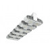 LED светильник Shuttle 6 Dimmable Silver Prima Klima 240W
