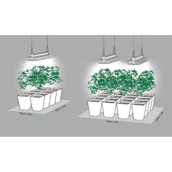 LED світильник Shuttle 6 Dimmable Silver Prima Klima 240W