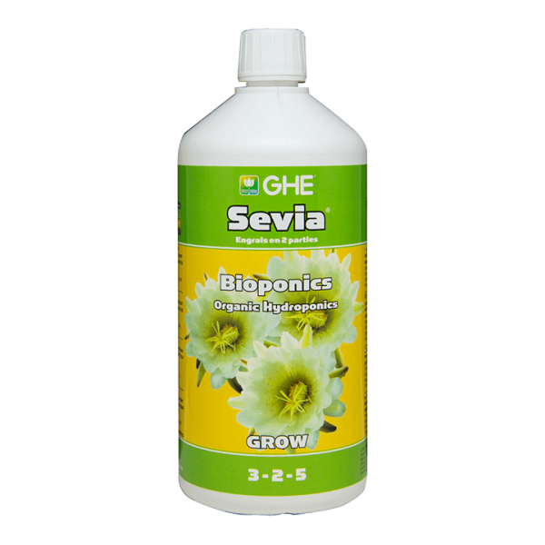 Органическое удобрение Terra Aquatica Sevia Bioponics Grow (GHE BioSevia Grow) 1л – натуральное удобрение для активного роста растений