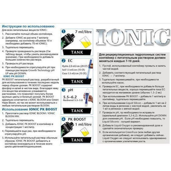 Ionic Soil Grow Growth Technology (20L)