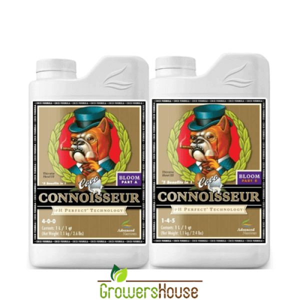 Connoisseur Coco Bloom A&B, 1 л: Професійні добрива для кокосового субстрату