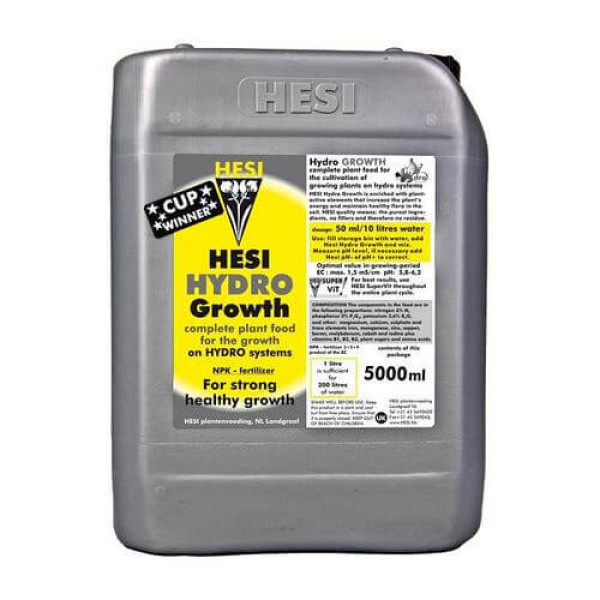 Купити Мінеральне добриво HESI Hydro Growth 5л.