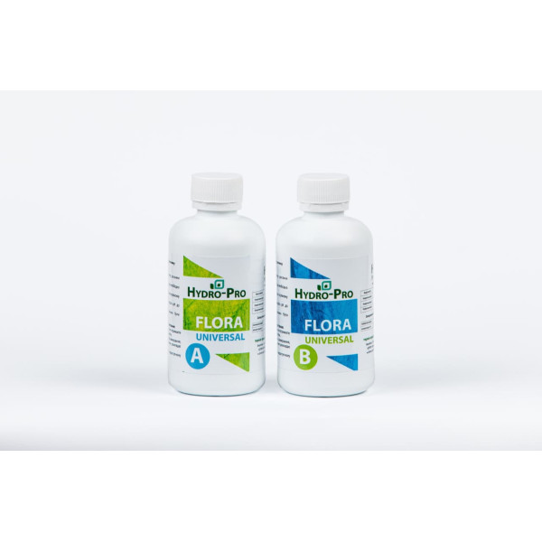 Мінеральне добриво Hydro-Pro Flora A&B: 250 мл.