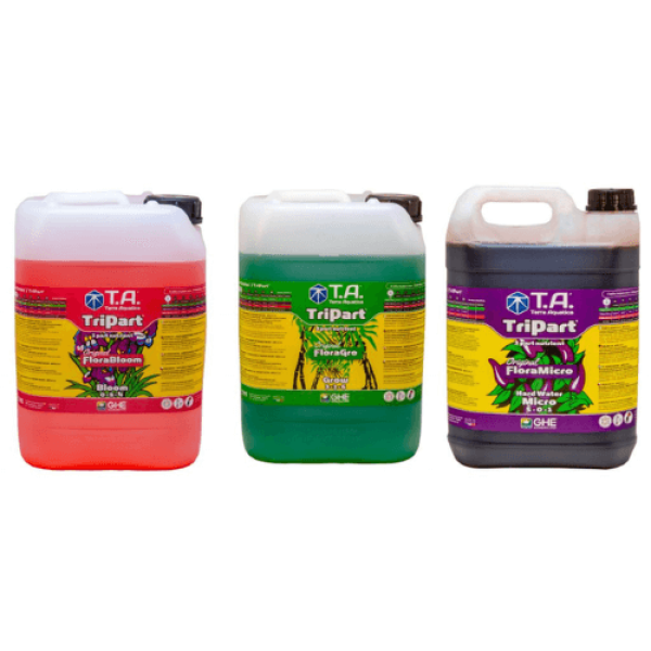 Комплект добрив Terra Aquatica Tripart (GHE) Flora Series 5L