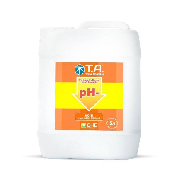 Добрива Terra Aquatica (GHE) pH Down (5L)