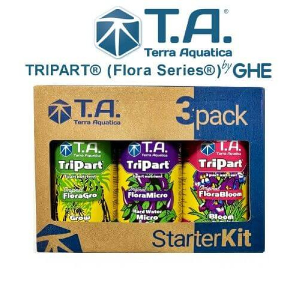 Комплексне добриво Terra Aquatica (GHE) Tripack Flora Series HW: інструкція із застосування та переваги використання