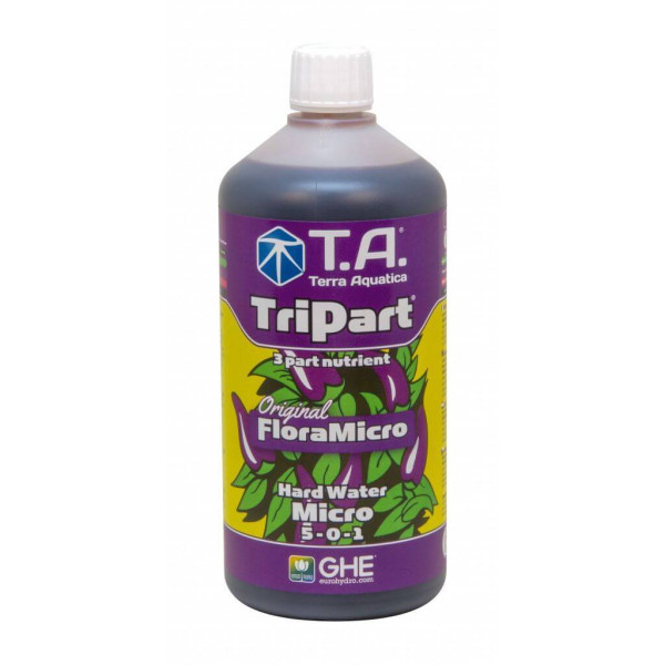 Минеральное удобрение Terra Aquatica Tripart Micro HW (GHE FloraMicro HW) (500ml)