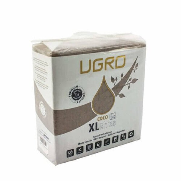 Кокосовый брикет UGro XL Rhiza для выращивания растений