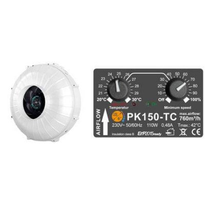 Вентилятор PK 150-TC 760 куб Prima Klima Вентилятор PK 150-TC 760 куб Prima Klima